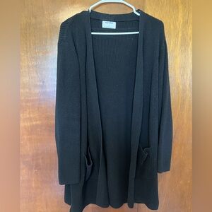 Black Duster Sweater Old Navy